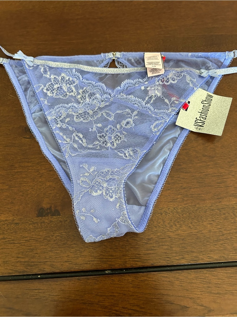 NWT Victoria's Secret Fashion Show 2015 NYC Lace String Cheeky / Thong